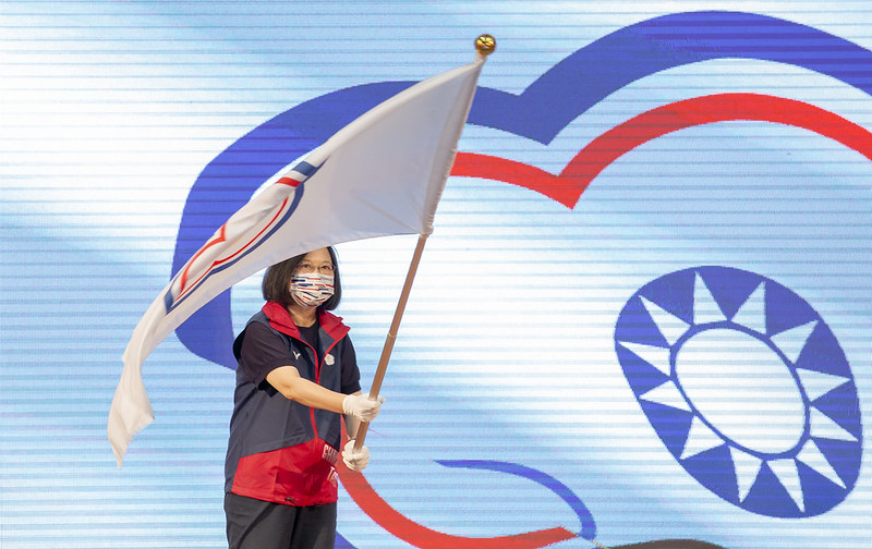 東奧代表團授旗　蔡總統：相信黃金世代能激勵臺灣、鼓舞世界