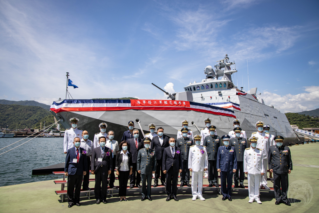 海軍「塔江軍艦」交艦 搭載海劍二提升區域防空火力