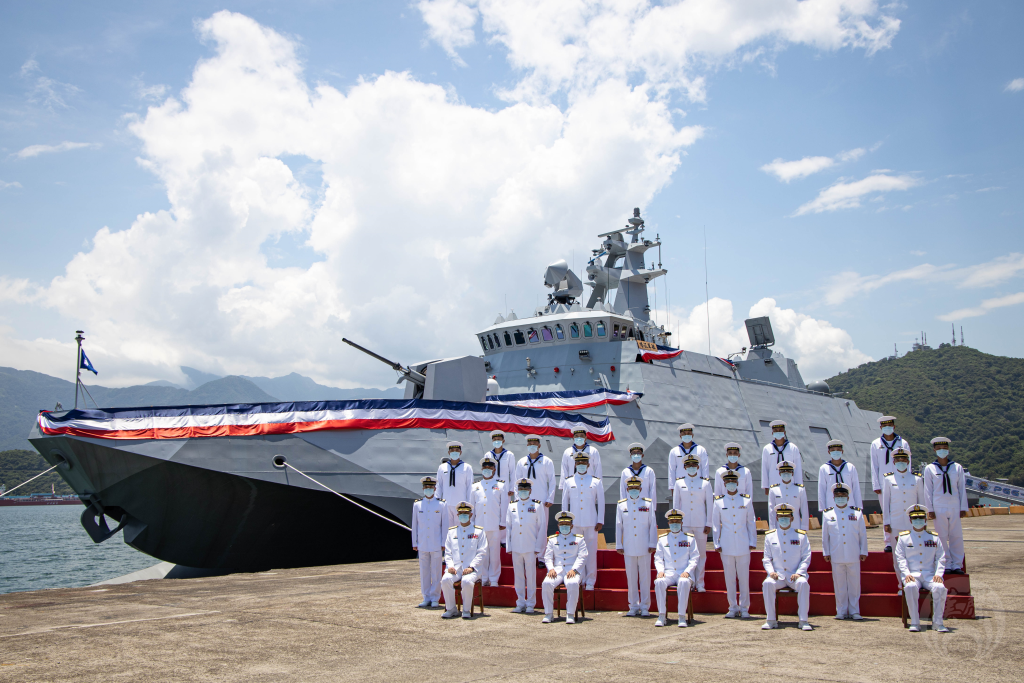 海軍「塔江軍艦」交艦返港 正式成為海軍新生力軍