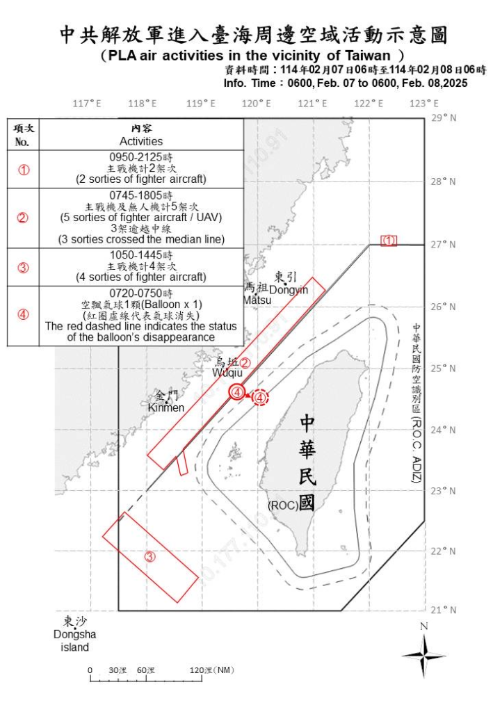 今日中共機艦襲擾動態