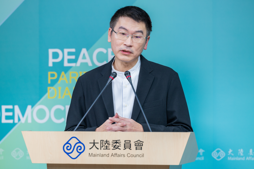 陸委會副主委兼發言人梁文傑(本臺資料照片)