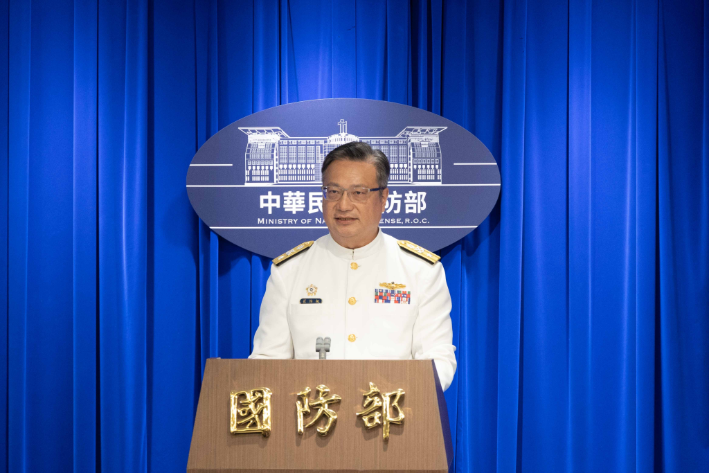 國防大學理工學院院長崔怡楓少將(記者黃畹棋攝)
