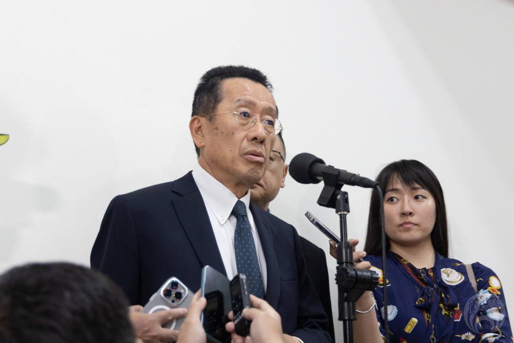 國防部長顧立雄(記者藍冠庭攝)