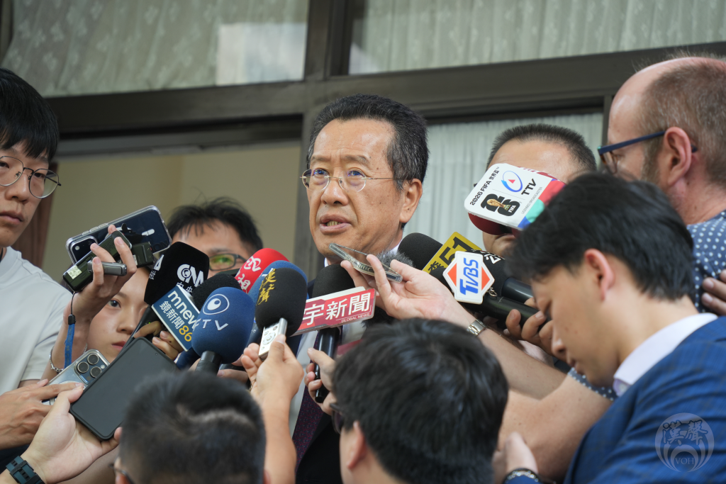 國防部長顧立雄(記者謝亞恩攝)
