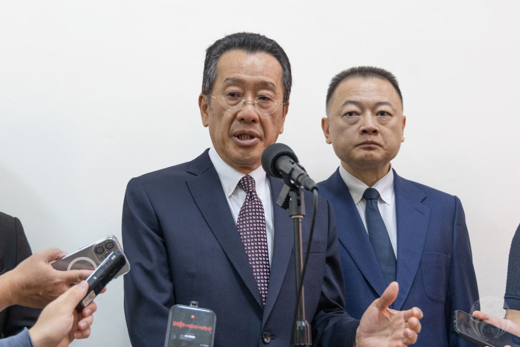 國防部長顧立雄(記者藍冠庭攝)