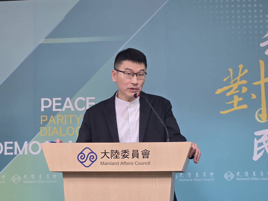 陸委會副主委兼發言人梁文傑(侯佩君攝)