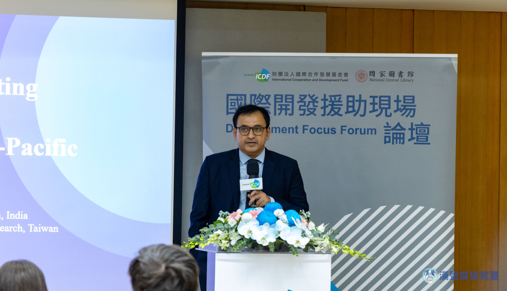 印度 RISET 基金會管理受託人暨策略關係總監 L. Venkateswaran 博士。(記者景義婷攝)