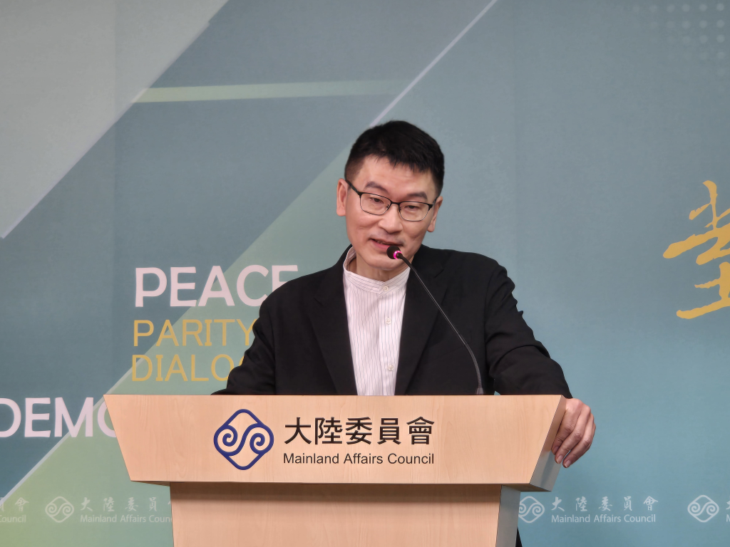 陸委會副主委兼發言人梁文傑(侯佩君攝)