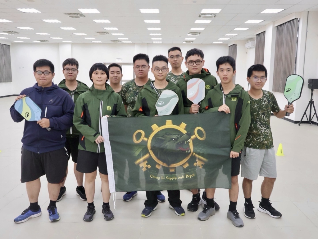 三支部辦理匹克球競賽 凝聚團隊向心(陸軍第三地區指揮部補給油料庫中壢補給分庫提供)
