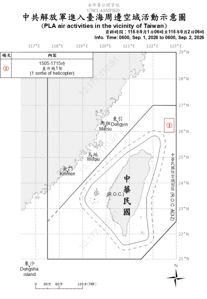今日中共機艦襲擾動態