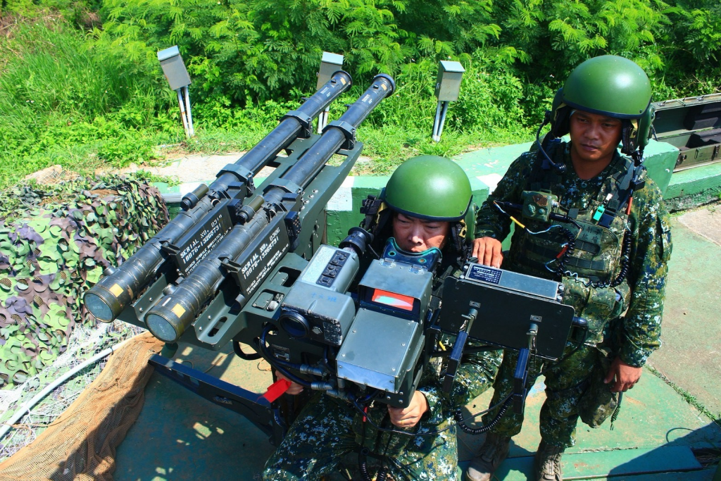 澎防部防空連強化野戰防空(陸軍澎湖防衛指揮部防空連提供)