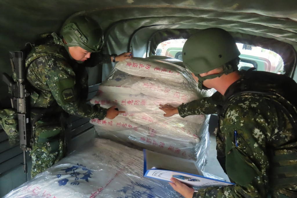 五支部補給油料庫強化前線糧秣補給(陸軍第五地區支援指揮部補給油料庫臺中補給分庫提供)