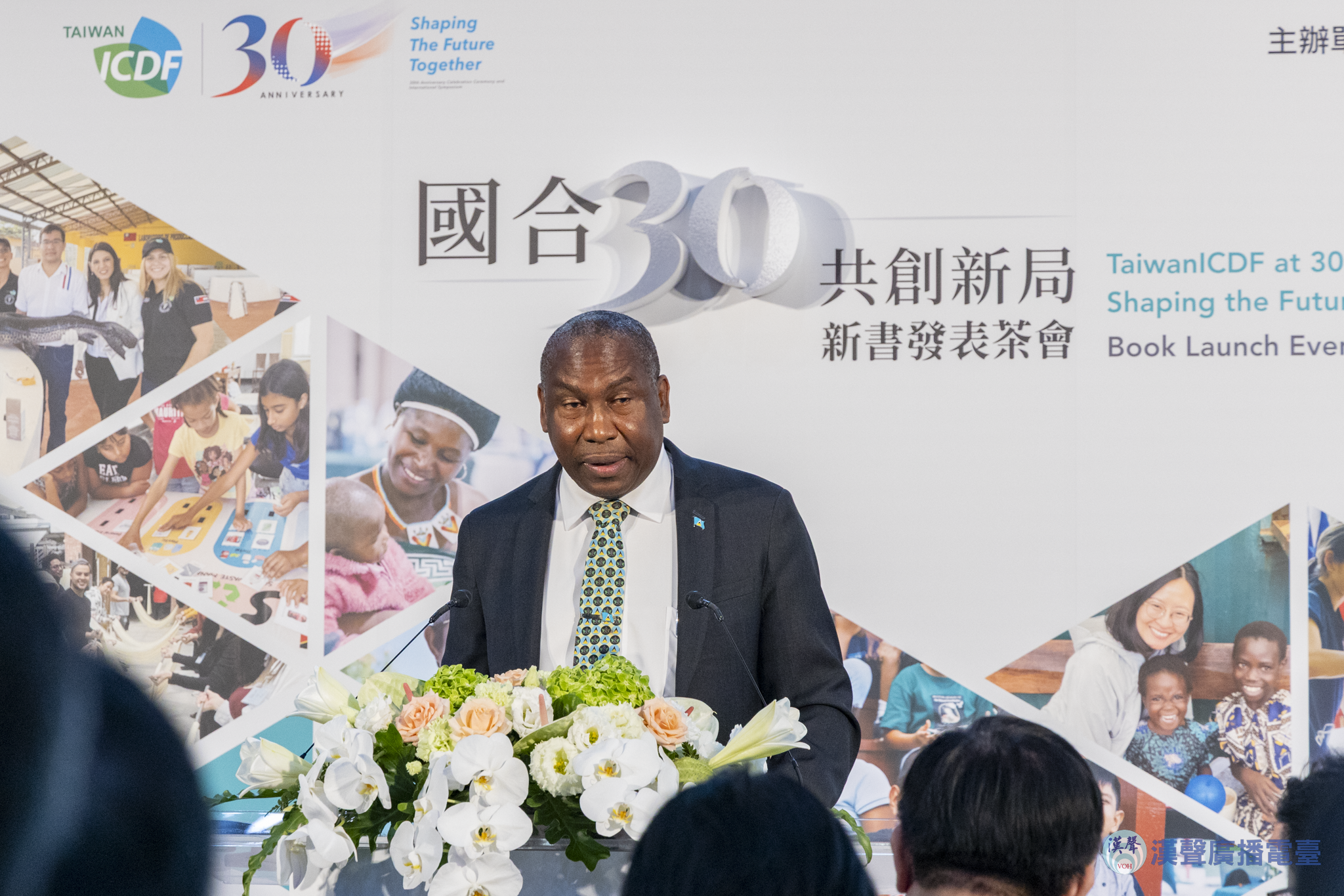 聖露西亞大使勞勃·路易斯(Robert Kennedy Lewis)。(記者景義婷攝)