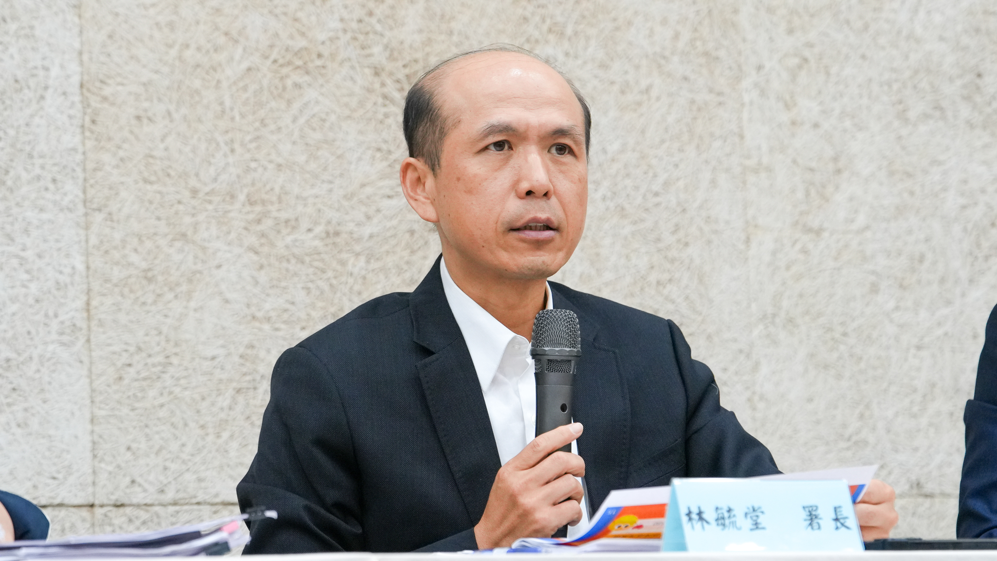職業安全衛生署署長林毓堂。