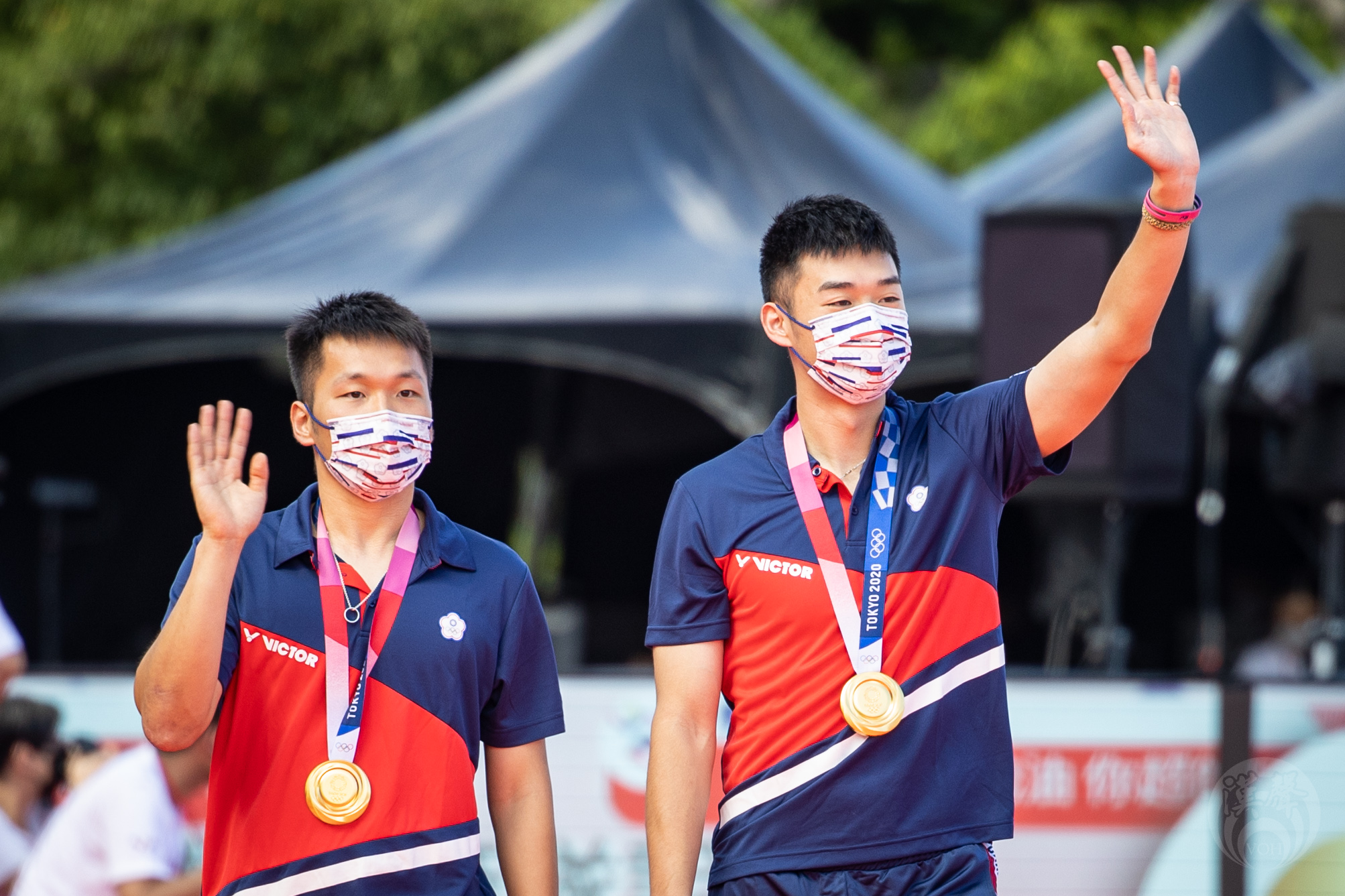 李洋與王齊麟在本屆奧運奪下羽球男雙金牌。
