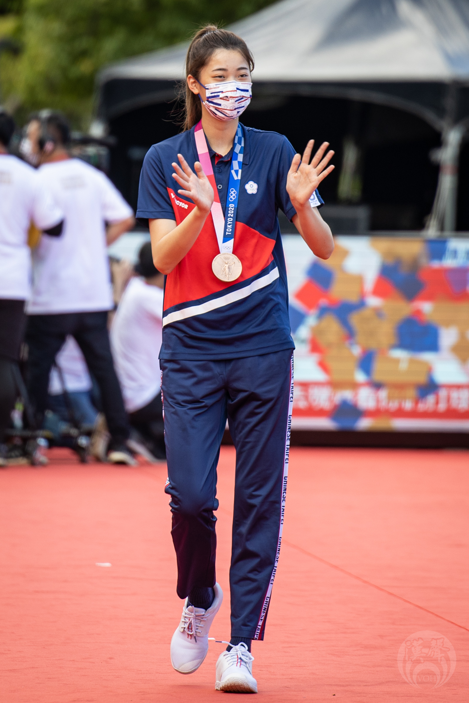 「國民女友」羅嘉翎奪下銅牌，同時也是首次參加奧運。