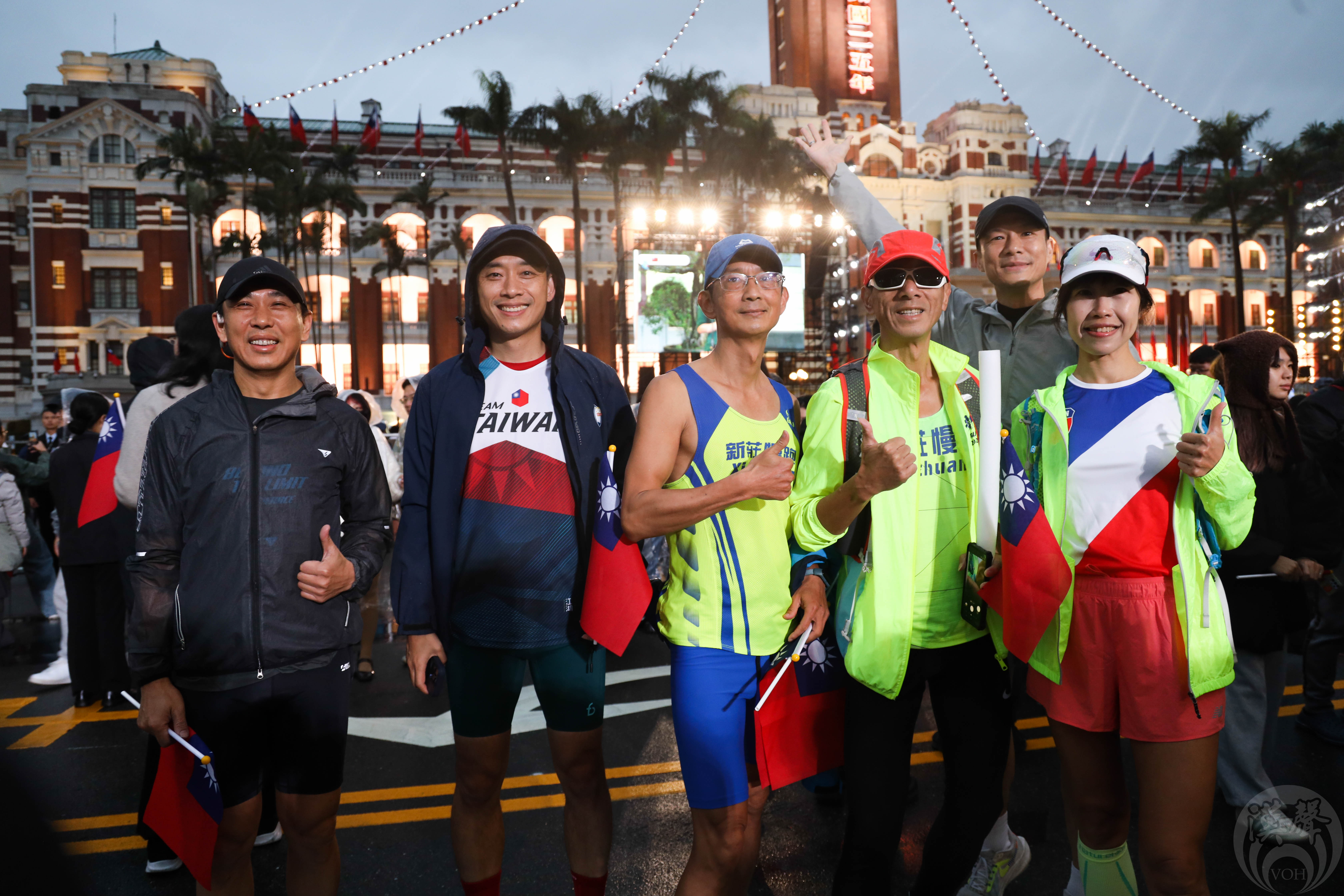 熱情參與也愛好慢跑的民眾一同參與。