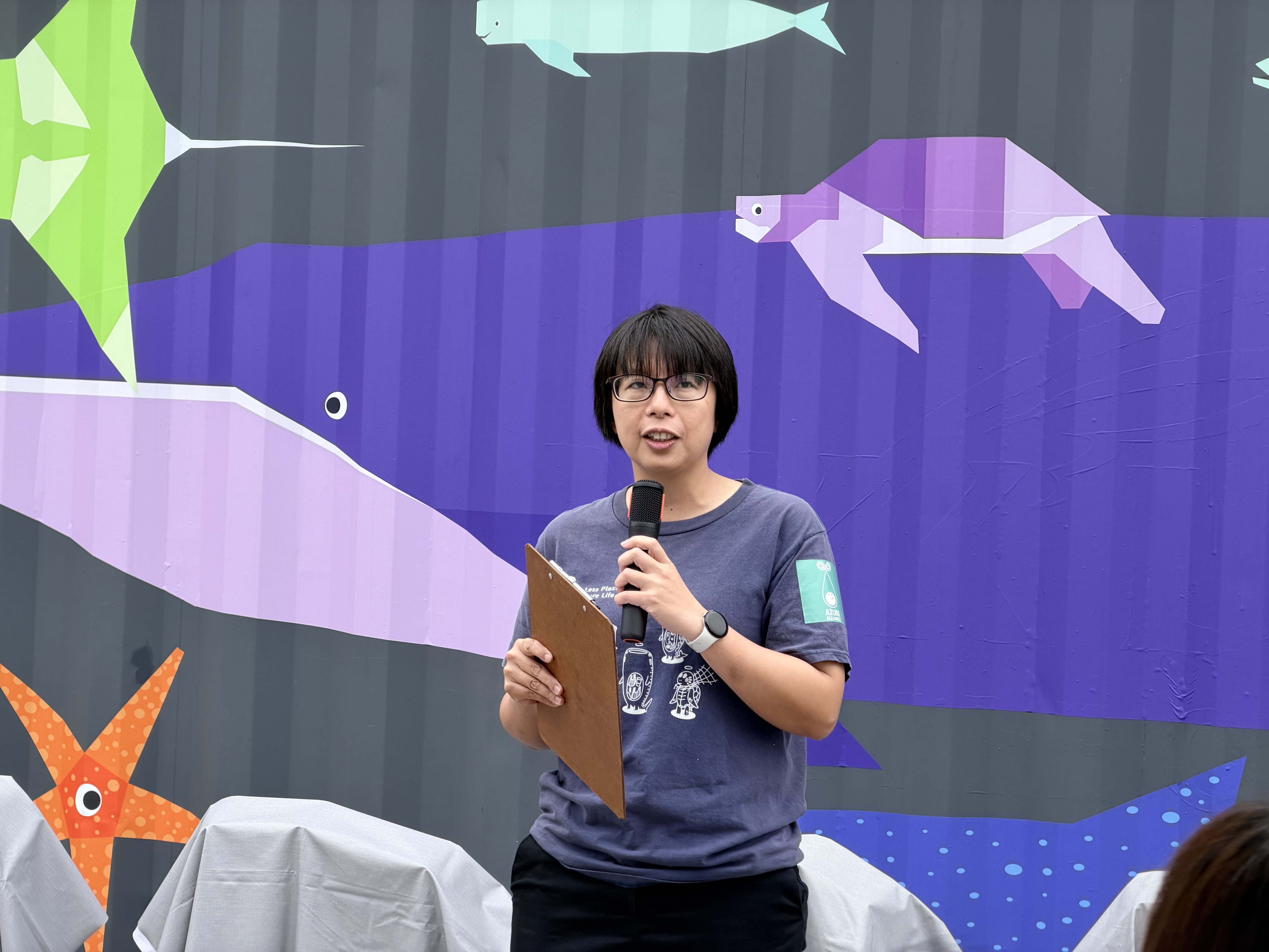 湛藍海洋聯盟執行長陳思穎。