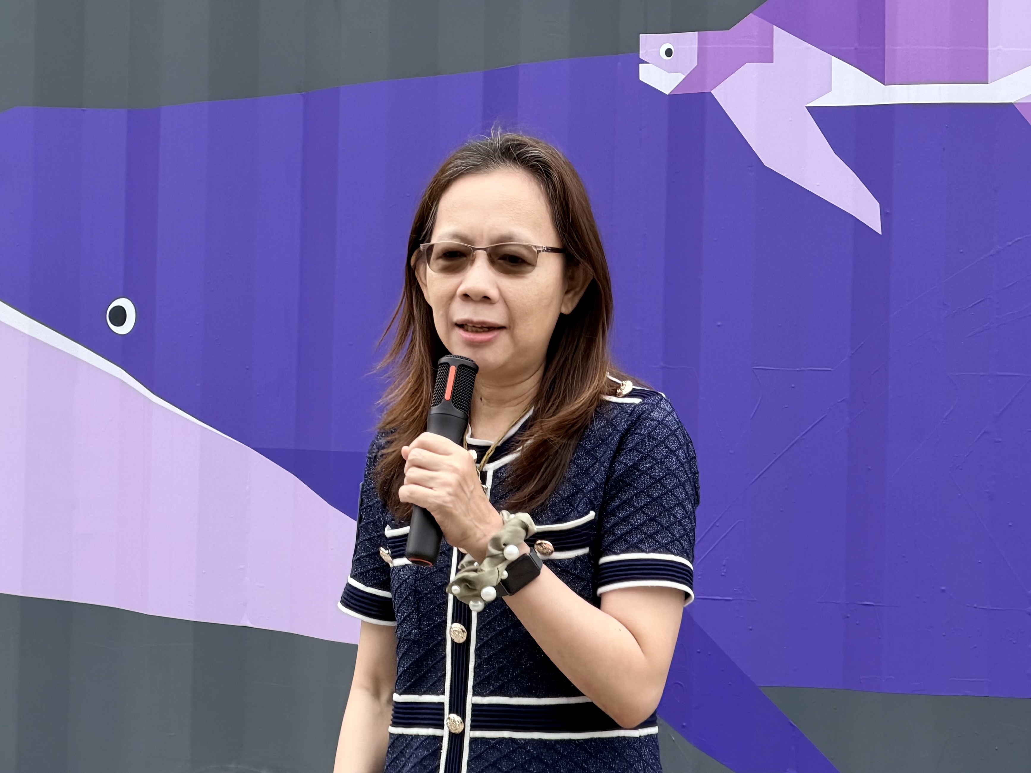 海洋大學黃向文教授。