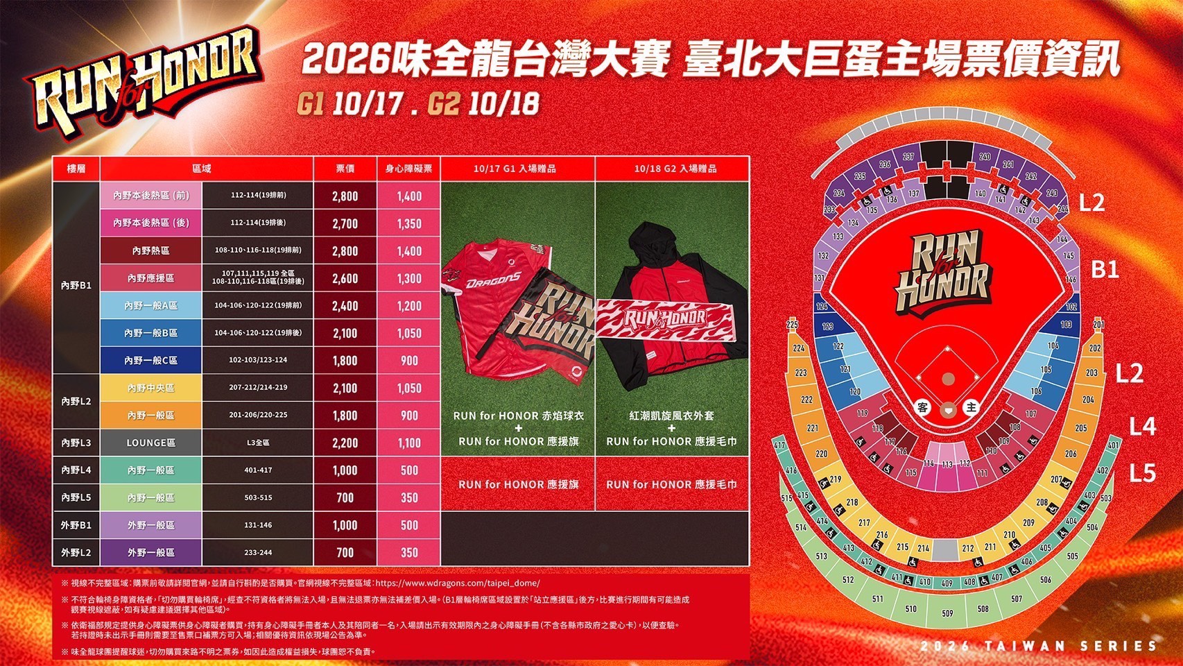 中華職棒臺灣大賽售票資訊。