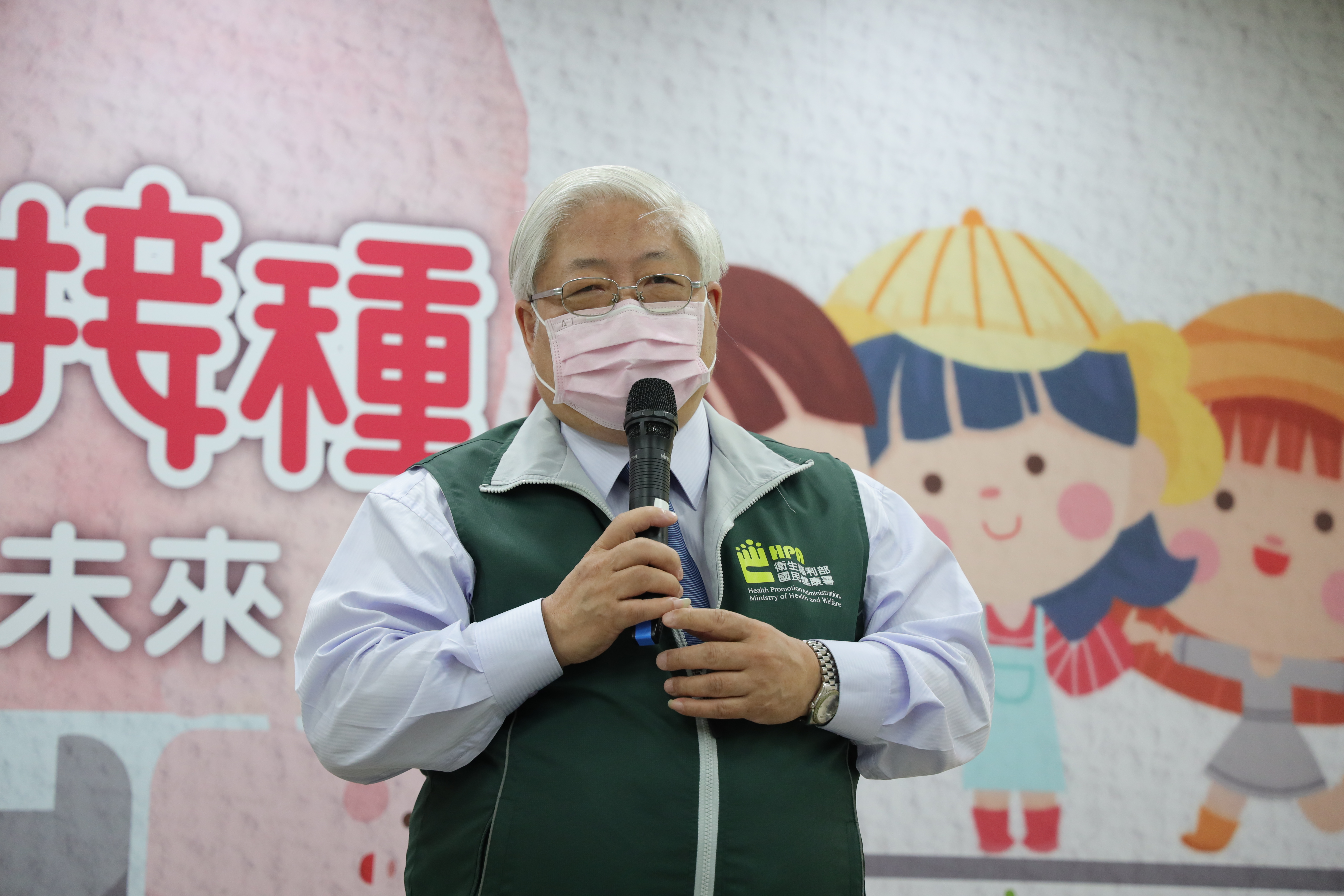 衛生福利部國民健康署署長吳昭軍(圖/陳瑾瑜攝)