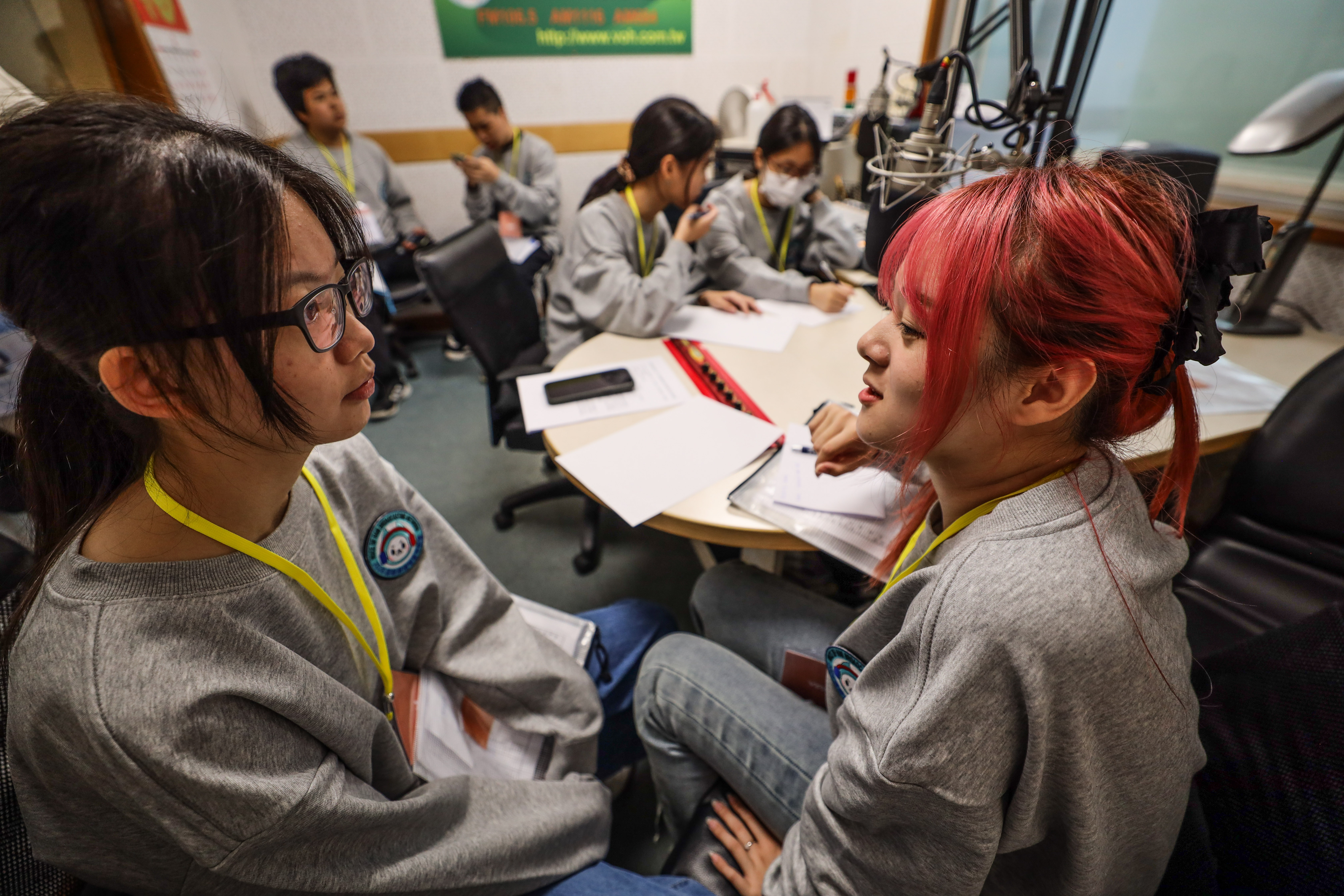 學員練習訪談技巧