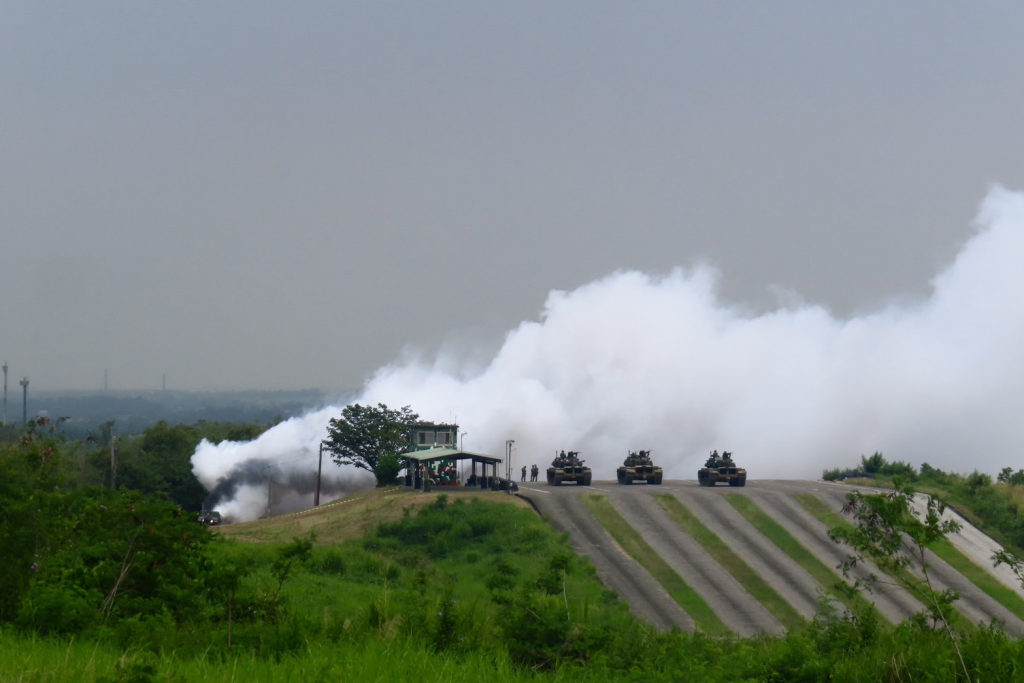 36化學兵群執行 CTC 2.0 對抗演練(陸軍36化學兵群提供)